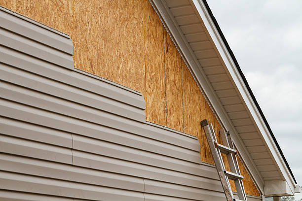 Professional Emergency Siding Repair technician working in Richmond, TX